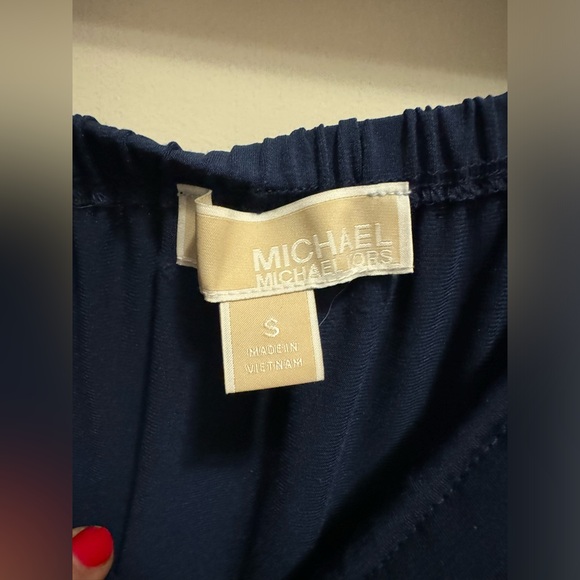 Michael Kors - Navy Blue Sleeveless Jumpsuit - Size Small - Picture 3 of 5